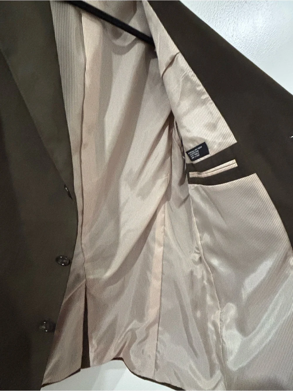 Jos. A. Bank Olive Green Suede Sport Coat